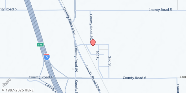 Map showing Dunnigan Fire Station at 29133 Main St, Dunnigan, CA