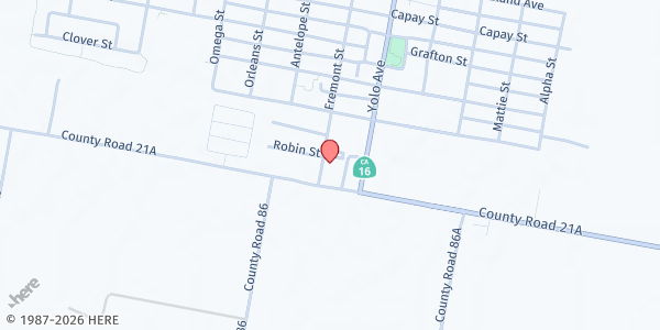 Map showing RISE, Inc - Esparto at 17317 Fremont St, Esparto, CA
