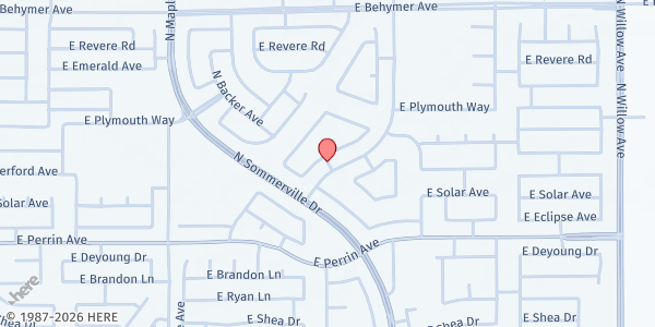 Map showing Groceries2Go - Fresno-Chestnut at Chestnut, Fresno, CA