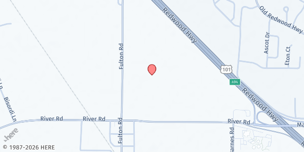 Map showing Spring Hills Church at 3700 Fulton Rd, Fulton, CA