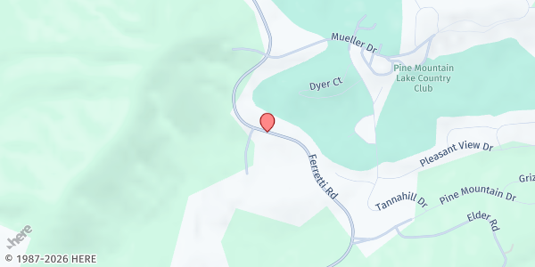 Map showing Gateway Community Church at 19172 Ferretti Rd, Groveland, CA