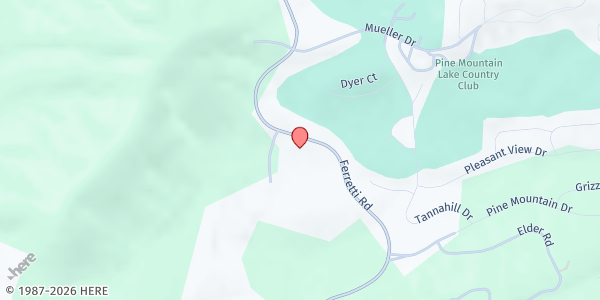 Map showing Groveland Evangelical Free Church at 19172 Ferretti Rd, Groveland, CA