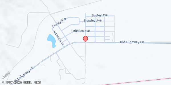 Map showing Jacumba Mobile Pantry at 44600 Old Highway 80, Jacumba Hot Springs, CA