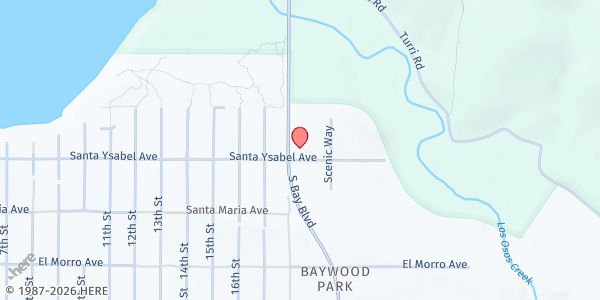 Map showing King's Cupboard at El Morro Church - Pantry at 1480 Santa Ysabel, Los Osos, CA