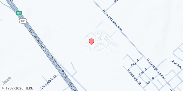 Map showing Nipomo High School - Neighborhood Food Distribution at Nipomo High School, Nipomo, CA