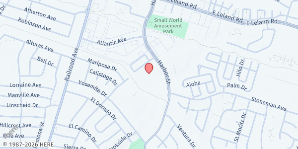Map showing Church of the Good Shepherd (SVdP) at 3200 Harbor Street, Pittsburg, CA