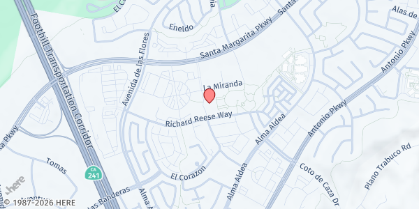 Map showing Boys and Girls Club of Rancho Santa Margarita at 22232 El Paseo, Rancho Santa Margarita, CA