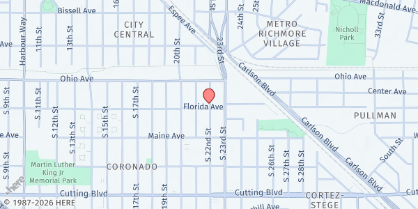Map showing GRIP Souper Center at 165 22nd St, Richmond, CA