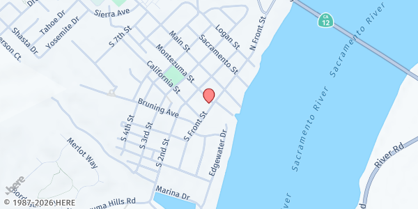 Map showing Lighthouse Ministries at 101 Montezuma St, Rio Vista, CA