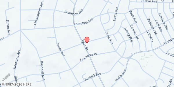 Map showing Riverside Central - Iglesia Adventista Del Septimo Dia at 5363 Tyler Avenue, Riverside, CA