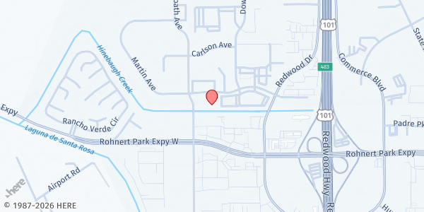 Map showing Labath Landing Home First at 6050 Labath Ave, Rohnert Park, CA