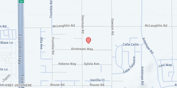 Map showing Jacob's Well Christian Center at 26640 Sherman Rd, Romoland, CA