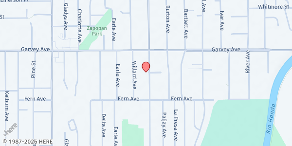 Map showing Church of the Nazarene-Rosemead at 2703 Walnut Grove Ave., Rosemead, CA