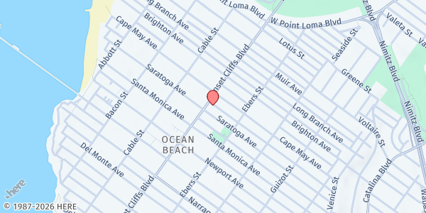 Map showing So Others May Eat - Saratoga Avenue at 4776 Saratoga Avenue, San Diego, CA