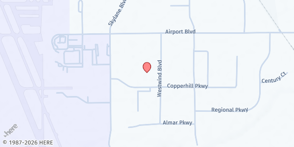 Map showing Extended Child Care Coalition of Sonoma County Inc at 1745 Copperhill Parkway, Santa Rosa, CA