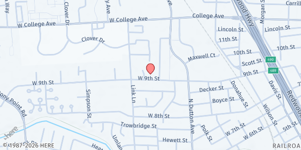 Map showing Sons of Norway at 617 W 9th St, Santa Rosa, CA