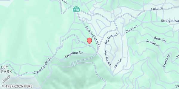 Map showing Family Service Agency Of Crestline - Skyland at 23406 Crest Forest Drive, Skyland, CA
