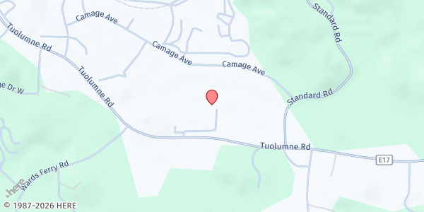 Map showing ATCAA Pantry at 18500 Striker Ct, Sonora, CA