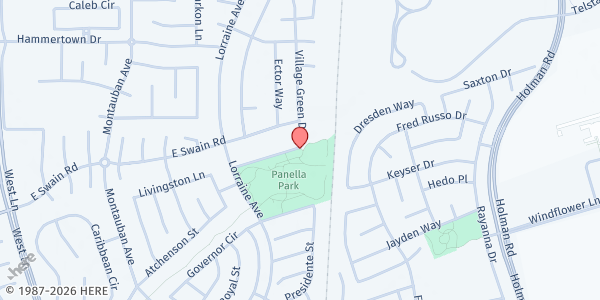 Map showing Arnold Rue Community Center at 5758 Lorraine Avenue, Stockton, CA