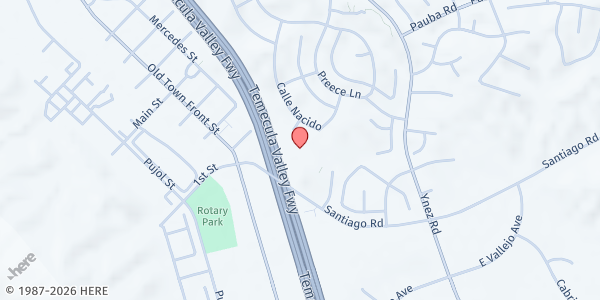 Map showing Society of St Vincent de Paul- St Catherine of Alexandria at 41875 C St, Temecula, CA