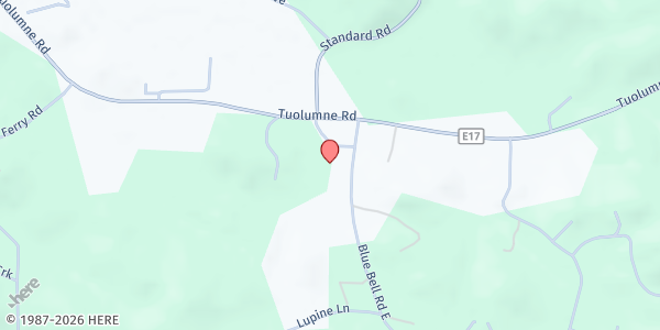Map showing Pantry H at 15171 Tuolumne Rd., Tuolumne, CA