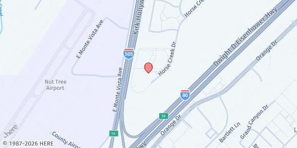 Map showing We Love Our City at Father's House Vacaville (Drive-Thru) at 4800 Horse Creek Dr, Vacaville, CA