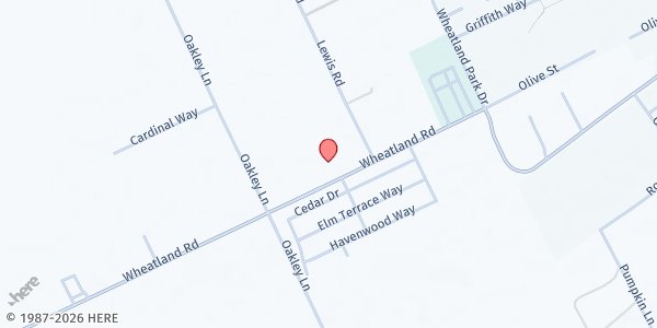 Map showing Wheatland Community Fellowship at 4753 Wheatland Rd, Wheatland, CA