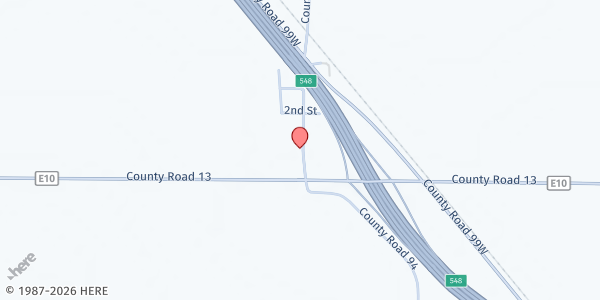 Map showing Calvary Chapel of Samora Food Pantry - Food Distribution Center at 9974 Main St, Zamora, CA