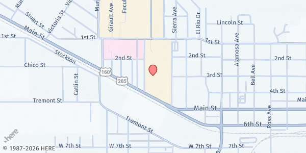 Map showing La Puente - Adams State University at 208 Edgemont Blvd., Alamosa, CO