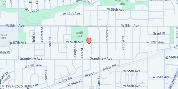 Map showing Homebound Delivery - Arvada at , Arvada, CO