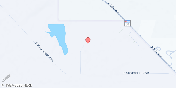 Map showing Buckley Spouses' Group at Bldg, Aurora, CO