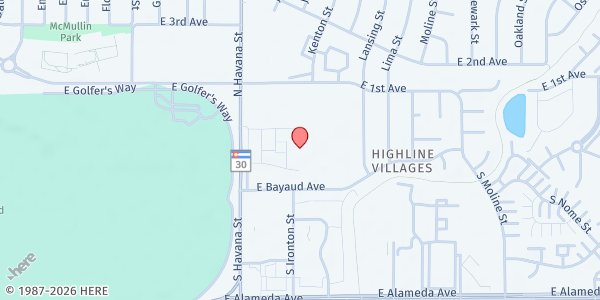 Map showing Operation Walker Run at 50 S. Havana Street, Aurora, CO