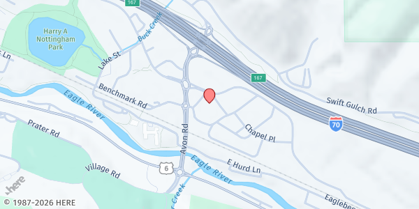 Map showing Foods of Vail - Avon at 82 E Beaver Creek Blvd #100, Avon, CO