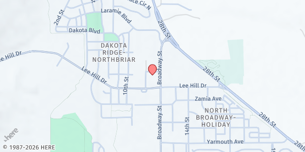 Map showing All Roads Boulder Location at 4869 Broadway, Boulder, CO