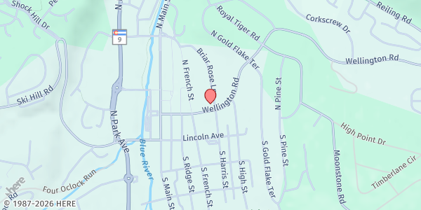 Map showing Father Dyer United Methodist Church at 310 Wellington Rd, Breckenridge, CO