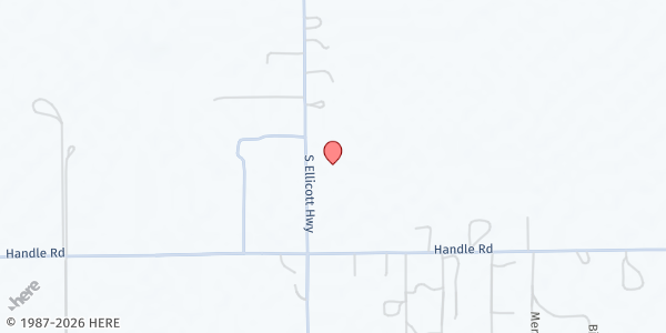 Map showing Mobile Pantry - Calhan School District at 800 Bulldog St., Calhan, CO