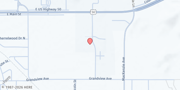 Map showing Loaves & Fishes- Food Distribution at 241 Justice Center Rd, Cañon City, CO