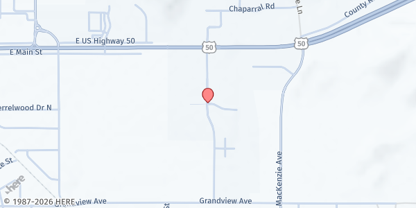 Map showing Upper Arkansas Area Council of Gov TEFAP - Canon City at 3224 Independence Rd., Canon City, CO