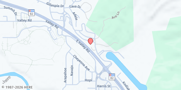 Map showing El Jebel- Eagle County MP at 300 Tree Farm Dr, Carbondale, CO
