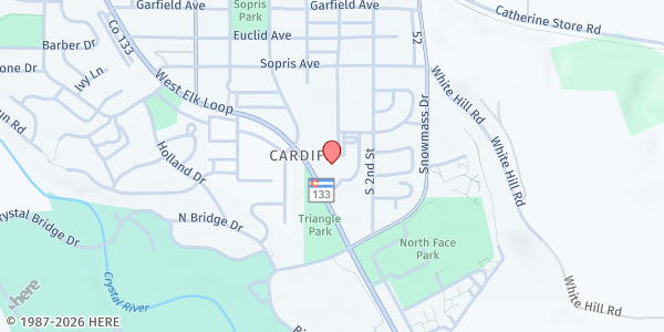 Map showing Lift Up- Carbondale Main Location at 520 S 3rd St #35, Carbondale, CO