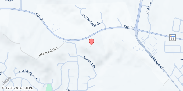 Map showing St Francis of Assisi Catholic Church at 2746 Fifth St, Castle Rock, CO