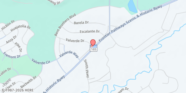 Map showing Valley Community Church at 4253 Mercantile St., Colorado City, CO