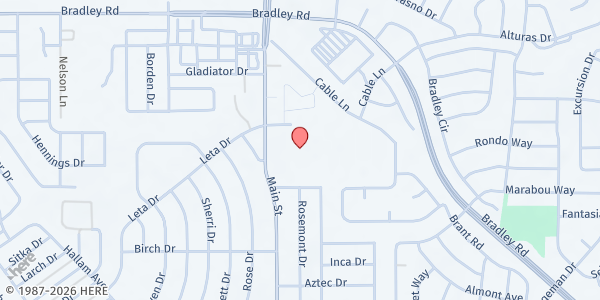 Map showing Good Shepherd United Methodist Church at 1201 Leta Dr., Colorado Springs, CO
