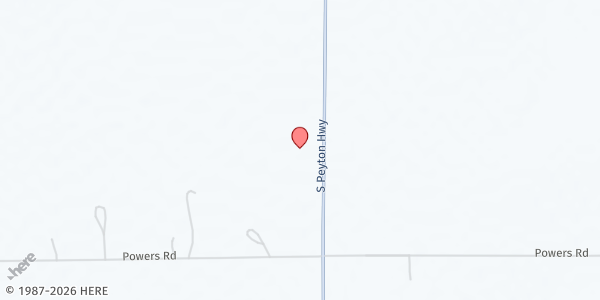 Map showing Ranch House Ministry, Inc. at 19380 Powers Rd, Colorado Springs, CO