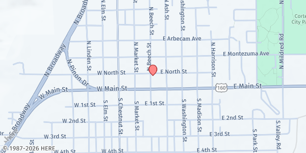 Map showing Good Samaritan Cortez at 30 N Beech St, Cortez, CO