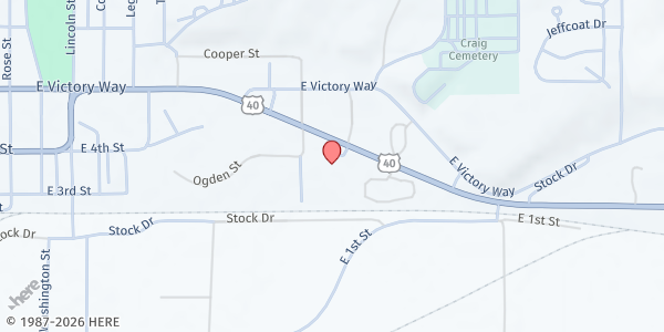 Map showing Craig Boys & Girls Club at 1324 U.S. Hwy 40, Craig, CO