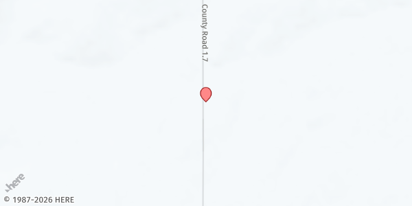Map showing Dolores County Senior Services CSFP at 8540 CR 7.2, Dove Creek, CO