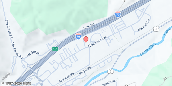 Map showing Second Nature Gourmet - Eagle at 32 Eagle Park E Dr, Eagle, CO