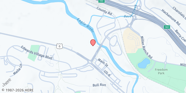 Map showing The Community Market- Edwards at 429 Edwards Access Rd., Edwards, CO