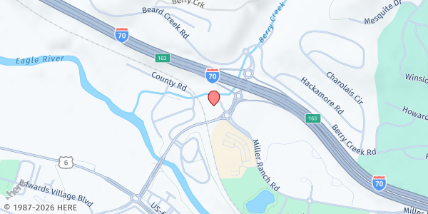 Map showing The Community Market - Edwards at 429 Edwards Access Rd A202, Edwards, CO